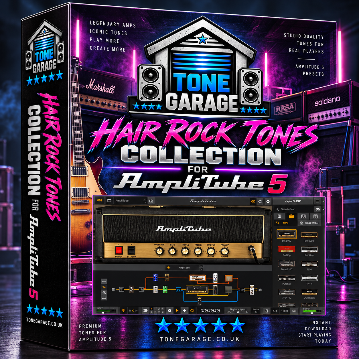 Hair rock Amplitube 5