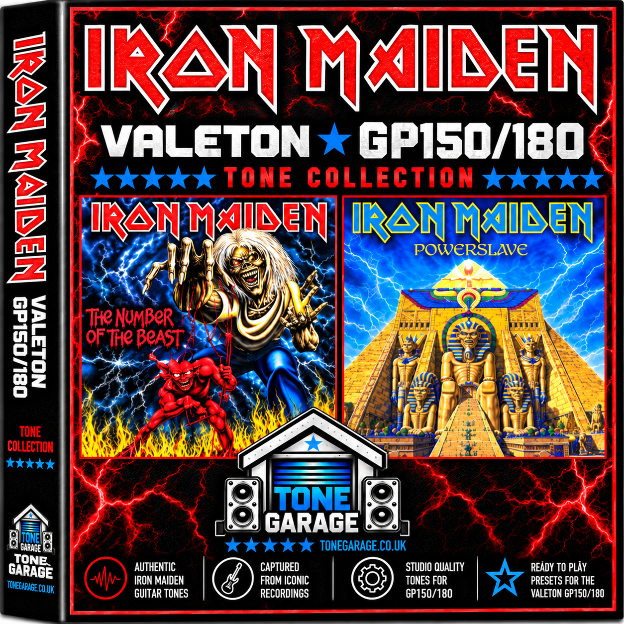 iron maiden valeton gp150 new